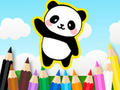 Játék Kifestőkönyv: Aranyos Panda  online
