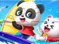 Játék Jigsaw puzzle: Baby Panda vitorlázás online