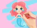 Játék Kifestőkönyv: Enjoying Mermaid  online