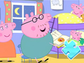 Játék Jigsaw Puzzle: Peppa alvótörténet  online