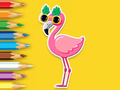 Játék Kifestőkönyv: Flamingó  online