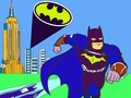Játék Batman rajzfilm színezés  online