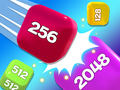 Játék Lánc kocka 2048 3D egyesítési játék online