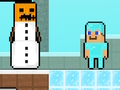Játék Noob vs Pro Snowman online