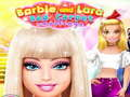 Játék Barbie és Lara Red Carpet Challenge  online