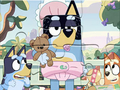 Játék Jigsaw Puzzle: Bluey játékidő  online