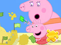 Játék Jigsaw Puzzle: Peppa Pig Sanding Sand  online