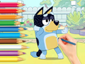 Játék Kifestőkönyv: Bluey és Bingo  online