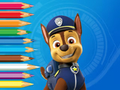 Játék Kifestőkönyv: Paw Patrol Chase  online