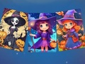 Játék Kísérteties Halloween kirakós játék  online