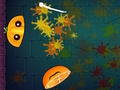 Játék Halloween gyümölcs szelet  online