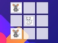 Játék Tic-tac-toe egér vs macska  online