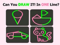 Játék Agyteszt: One Line Draw Puzzle  online