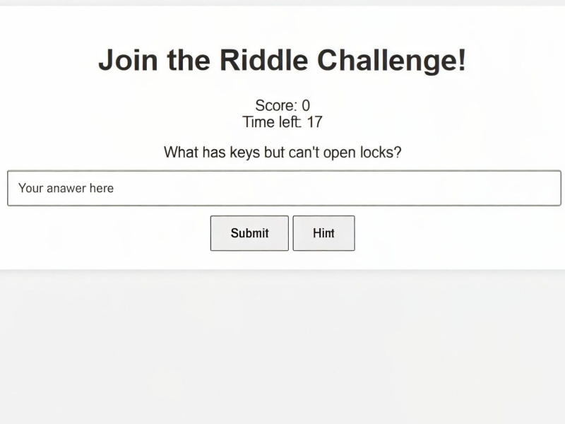 Játék Riddle kihívás online