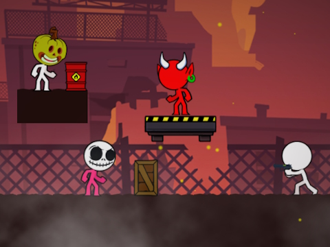 Játék A Stickman éjszaka túléli online