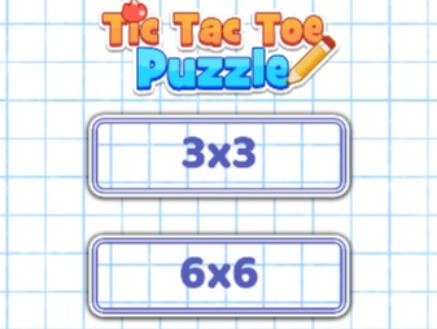 Játék Tic tac toe puzzle online
