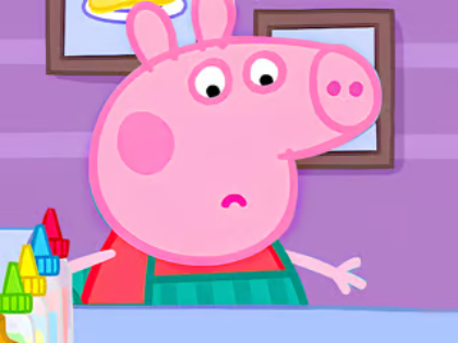 Játék Jigsaw Puzzle: Peppa Pig Fancy Palacake  online