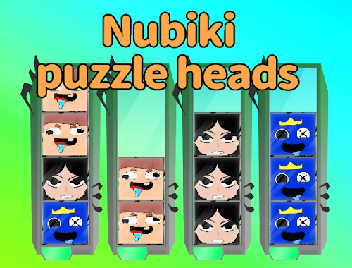 Játék Nubiki Puzzle fejek  online
