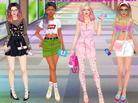Játék College Girls Team Fashion átalakítása  online