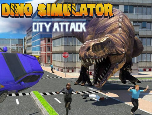 Játék Dino Simulator városi támadás online
