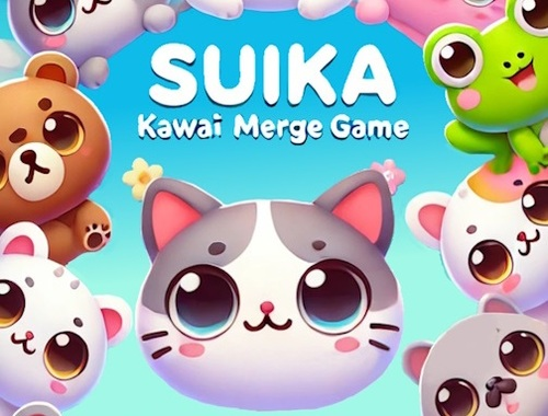 Játék Suika Kawaii Merge játék  online