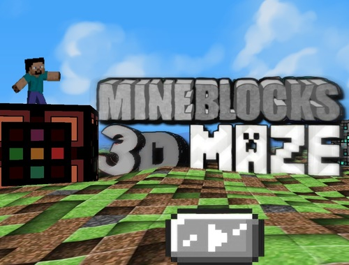 Játék MineBlocks 3D labirintus  online