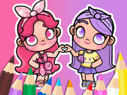 Játék Kifestőkönyv: BFF In Avatar World  online