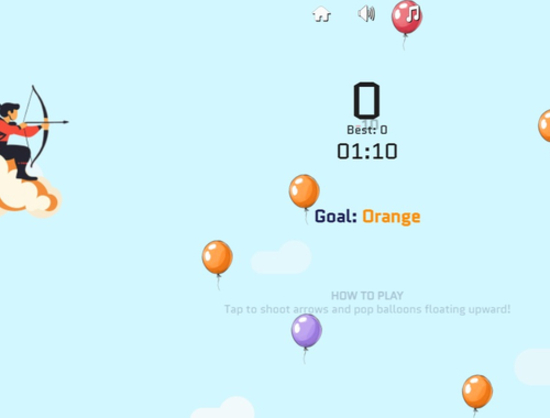 Játék Ballon Archer Challenge online