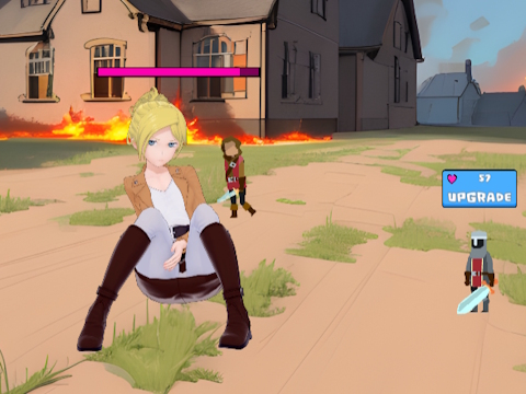 Játék Támadás a Waifu Clicker ellen  online