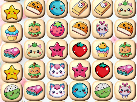 Játék Édes csempe puzzle  online