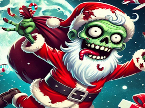 Játék Flappy Zombie Mikulás karácsonyi játék  online