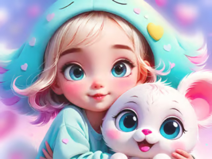 Játék Jigsaw Puzzle: Édes baba  online