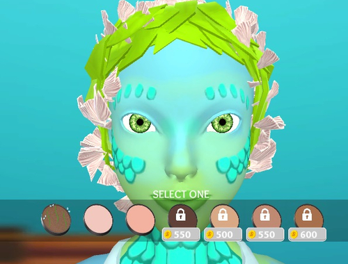 Játék Szörny smink 3D  online