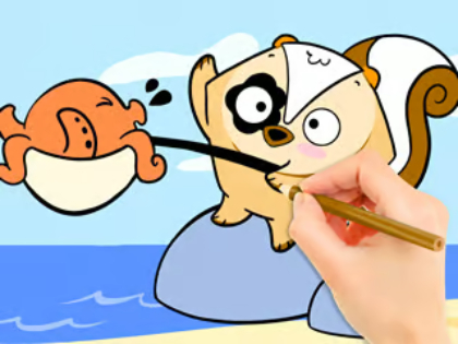 Játék Kifestőkönyv: Fishing Surprise  online