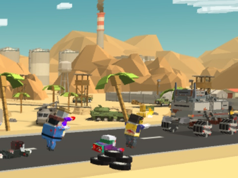 Játék Zombie Derby Pixel túlélése online