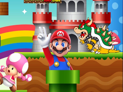 Játék Super Mario Memóriakártya Match  online