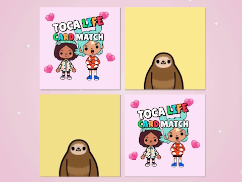 Játék Toca Life Memóriakártya Match  online