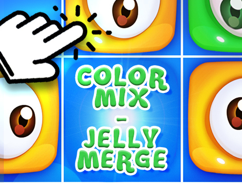 Játék Színkeverék - Jelly Merge  online