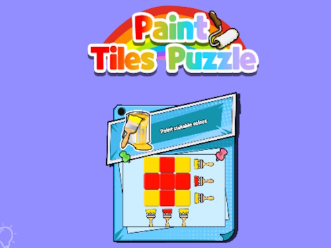 Játék Festék csempe puzzle  online