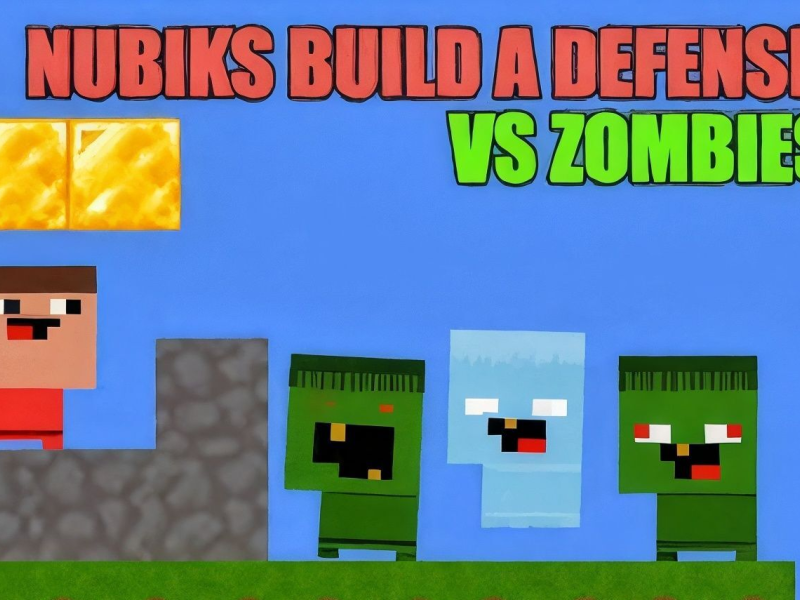 Játék Nubik Build A Defense vs Zombies  online
