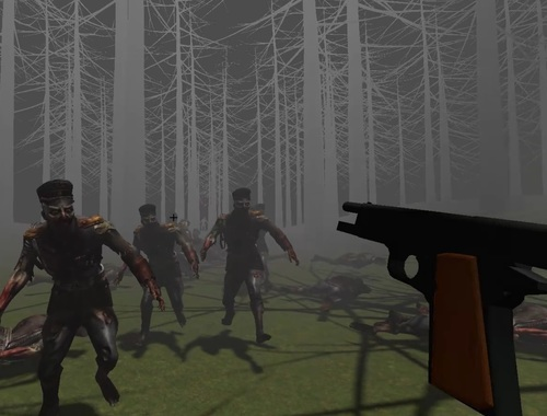 Játék Zombik az erdőben  online