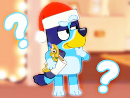 Játék Gyerekkvíz: Bluey Christmas Fandom  online