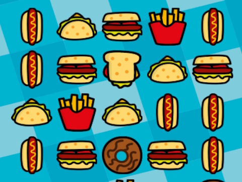 Játék Food Match játék  online