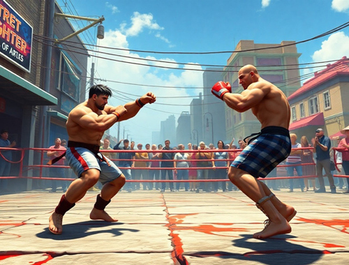 Játék Igazi Street Fighter 3D  online