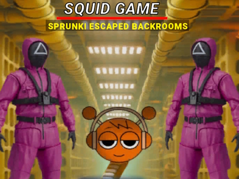 Játék Squid Játék Sprunki Escaped Backrooms  online