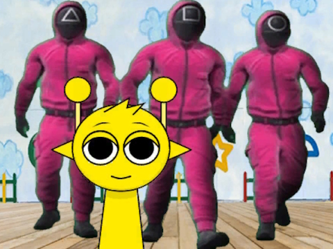 Játék Sprunki a Squid Game Chamberben  online