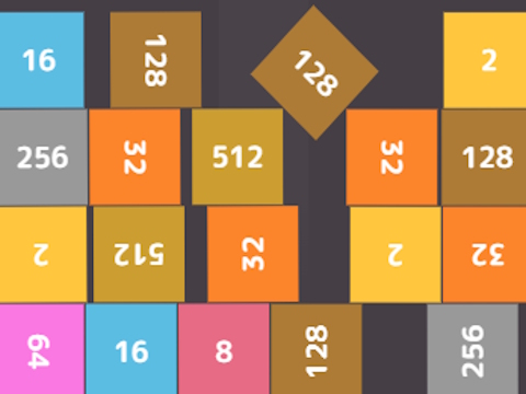 Játék 2048 kocka  online