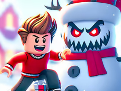Játék Jigsaw Puzzle: Roblox hógolyócsata  online