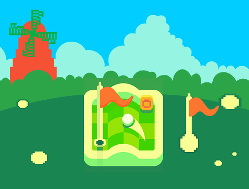 Játék Pixel mini golf online