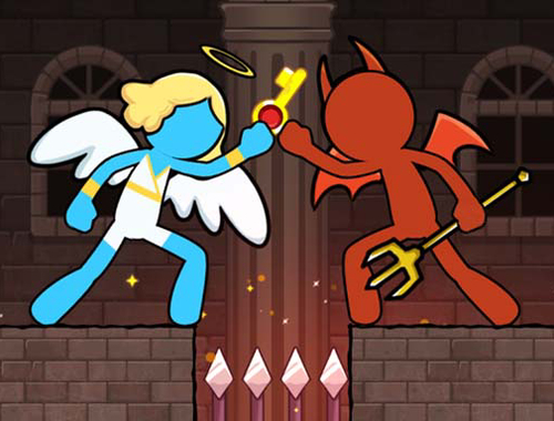 Játék Stickman duó: Menekülj a sírból  online